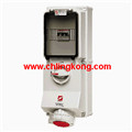曼奈柯斯IP67-帶開關(guān)，帶機(jī)械聯(lián)鎖，帶K型斷路器壁裝式插座7240