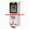 曼奈柯斯IP67-帶開關(guān)，帶機(jī)械聯(lián)鎖，帶K型斷路器壁裝式插座7241