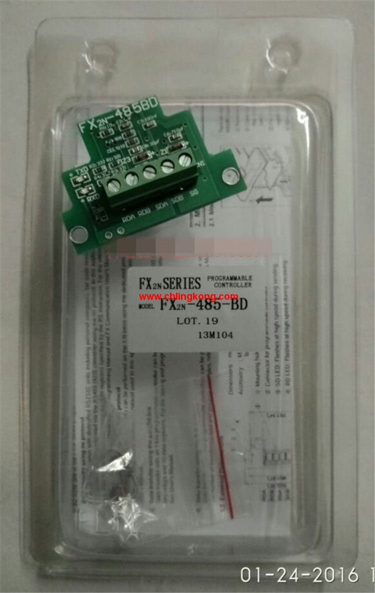 三菱RS-485擴(kuò)展板FX2N-485-BD